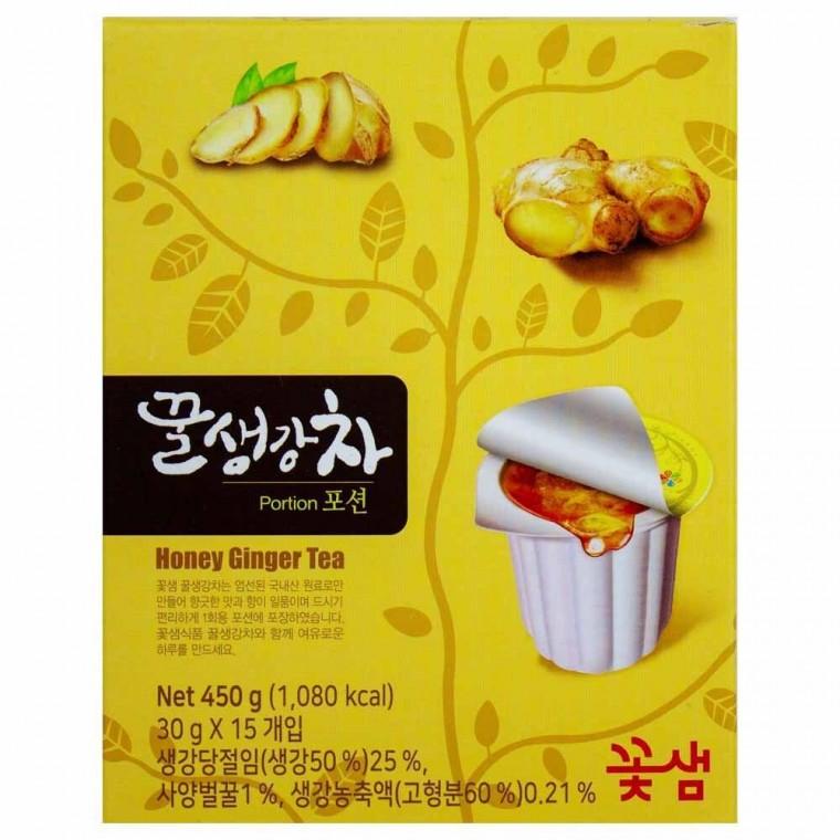 꽃샘 꿀생강차 포션 450g(30g x 15개입)