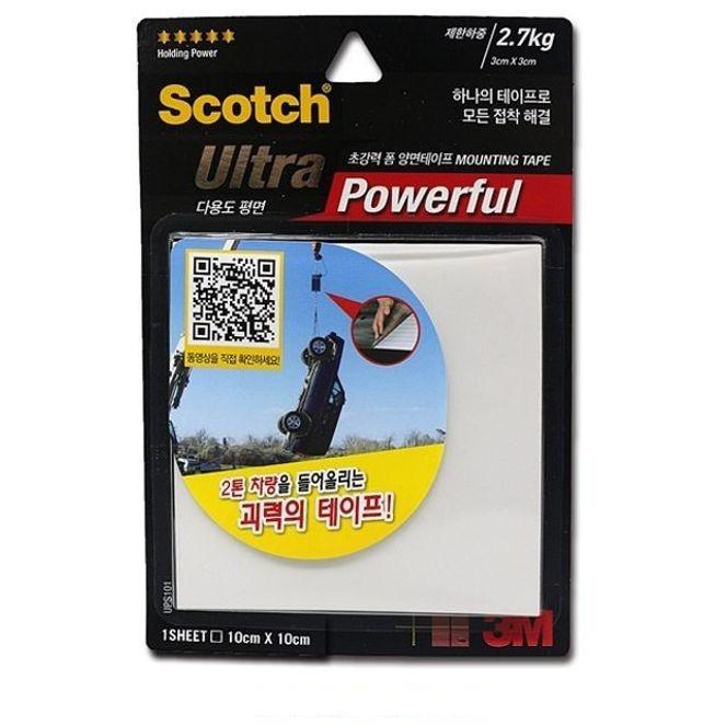 3M 초강력폼 양면테이프(평면용)10cmx10cm
