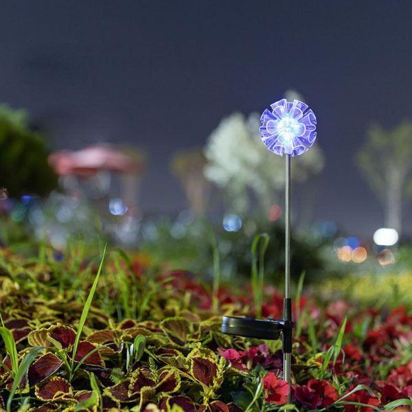 태양광 LED 정원등 꽃잎형 600mAh 야외조명