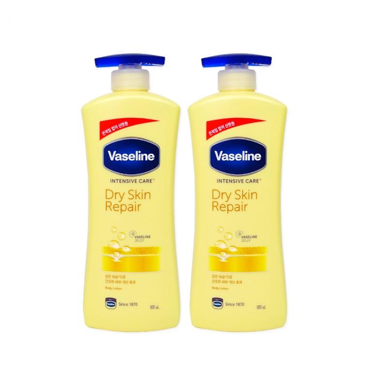 바세린 드라이스킨 리페어로션(600ml)-2개 보습로션 바디로션 건성용