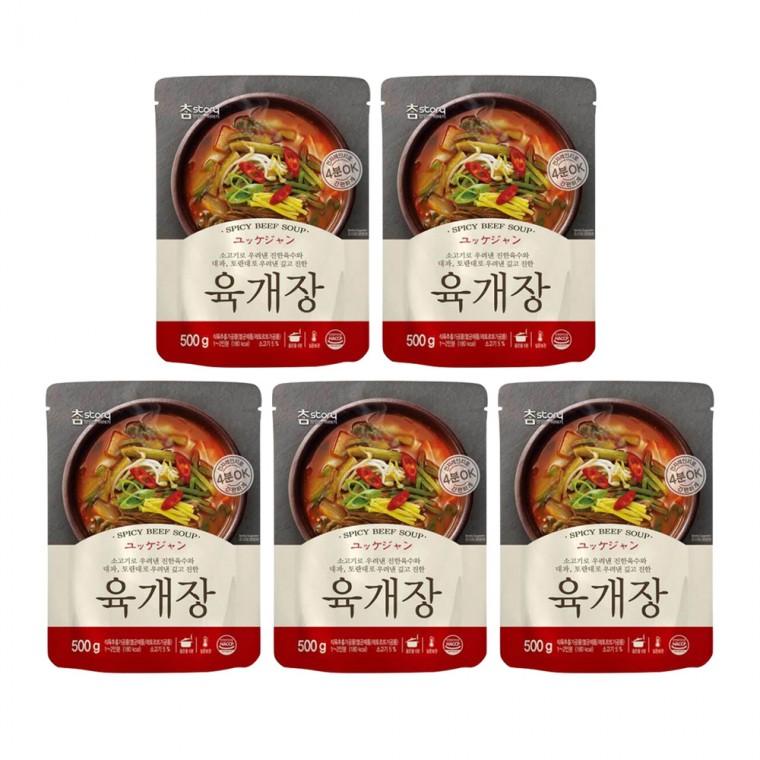 참스토리 육개장 500g 5개
