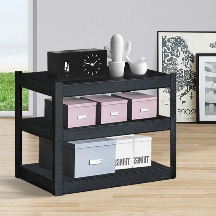 고릴라랙 3단(80X40X60) 메탈 무볼트조립식 철제선반 랙