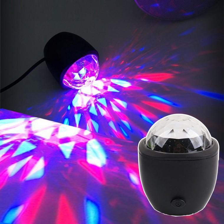 휴대용 LED 미러볼 파티조명 노래방 싸이키 조명