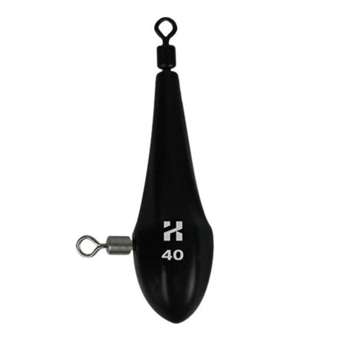 카즈미 무게추 바다 낚시 채비 다운샷 봉돌 블랙 40호