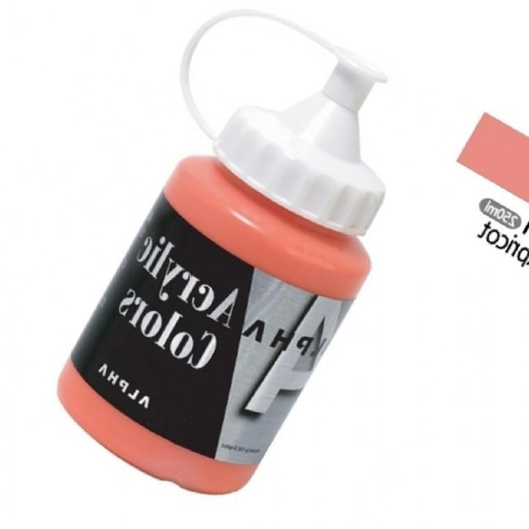 알파 미디엄바디 실버 아크릴물감 250mL 911 아프리코트