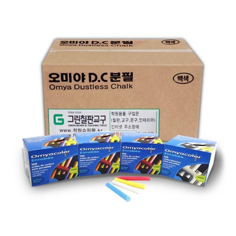 탄산 분필(4색)(1박스12갑입)