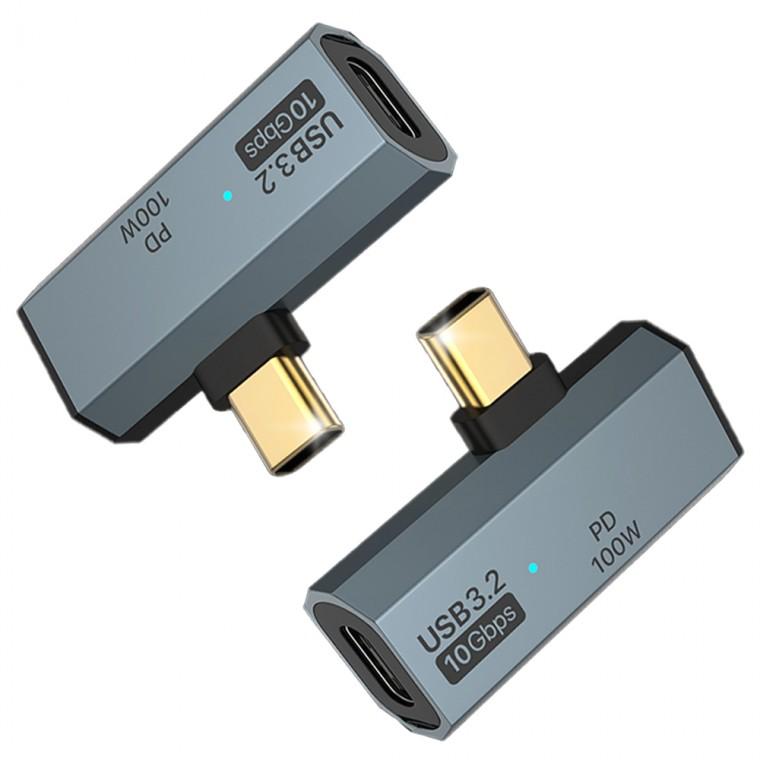 USB 3.2 C타입 젠더 10G 2in1 젠더 T자형 GD17 고속데이터 OTG 외장하드 이어폰 충전 동시연결