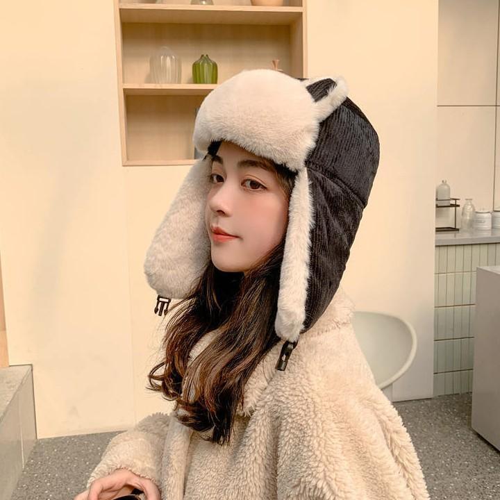 토끼 군밤모자 겨울 방한 귀도리 귀달이 군밤모자