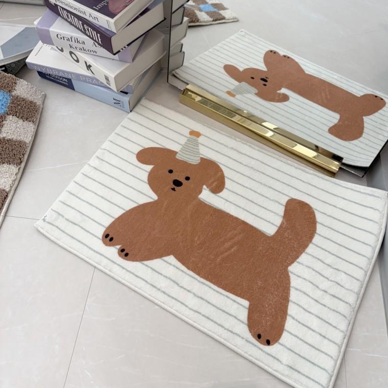 씨스앤홈 파티도그 발매트 빨아쓰는 욕실 욕조 주방 거실 침실 발매트