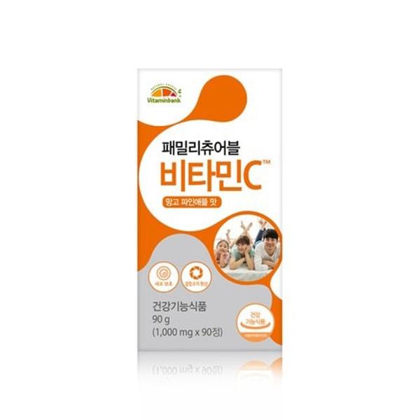 [비타민뱅크] 패밀리츄어블 비타민C 망고파인맛 90정