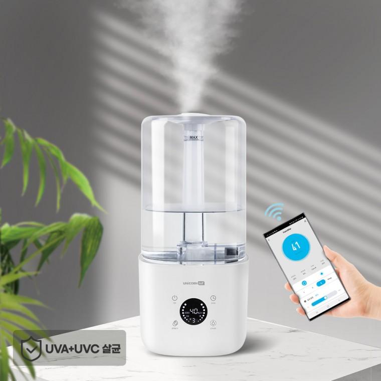 유니콘 6L 대용량 똑똑한 스마트 IOT UV 살균 초음파 가습기 TL-HM60V