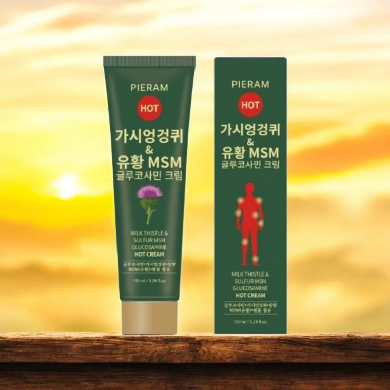 가시엉겅퀴 유황MSM 글루코사민 크림 핫HOT (침향 가시엉겅퀴 유황MSM 글루코사민 멘톨올인원) +사은품증정