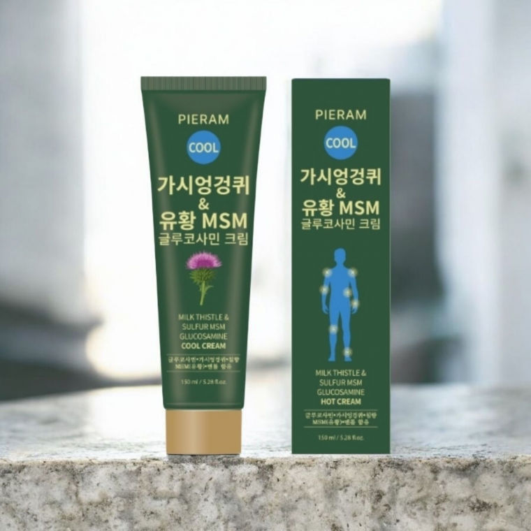 가시엉겅퀴 유황MSM 글루코사민 크림 쿨COOL(침향 가시엉겅퀴 유황MSM 글루코사민 멘톨 올인원)+사은품증정