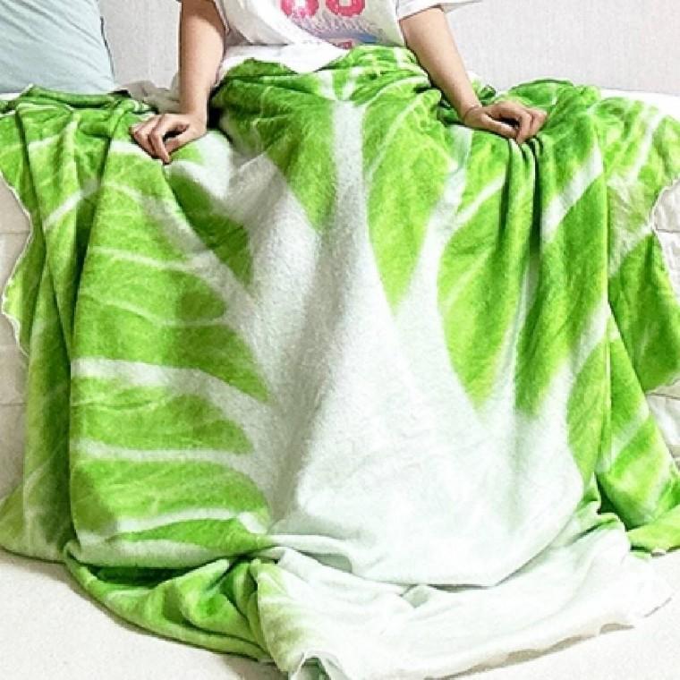 대-배추이불 특이한담요 웃긴담요 담요이불 무릎담요 겨울담요