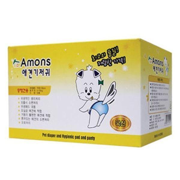 애견 애견기저귀 애견패드 아몬스 강아지패드 강아지 중형견용10매 귀저기 기저귀 애견귀저기 애견기저귀