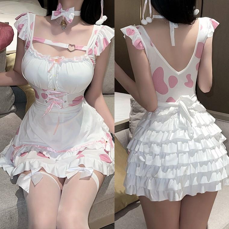 섹시 토끼 바니걸 코스프레 이벤트 젖소 속옷
