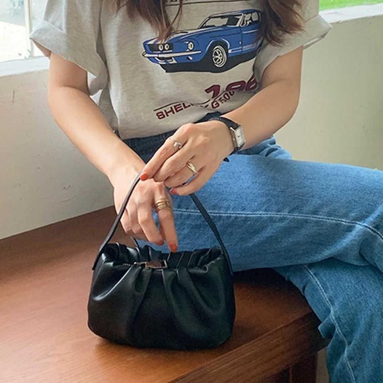 핸드백 손목에 걸치기 좋은 토트백 여성 미니 소품