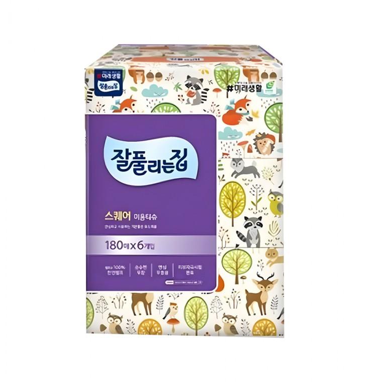 미래생활 잘풀리는집 미용티슈 180매 6입