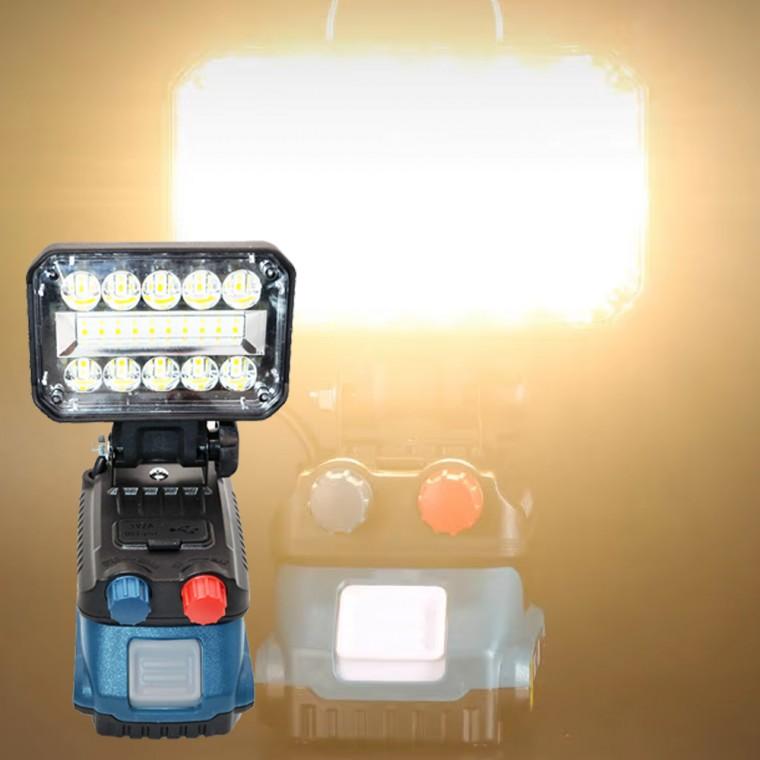 40W LED 충전식 야외 멀티 캠핑 작업등 투광기 랜턴 W8133 투광등