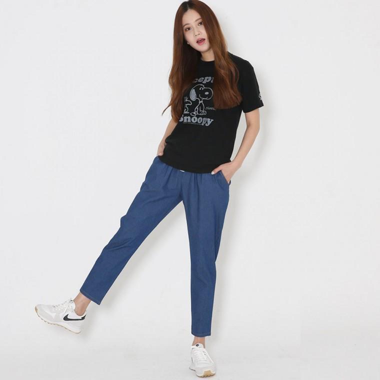 청밴드바지 청바지 허리밴딩 국민청바지 SD-190512