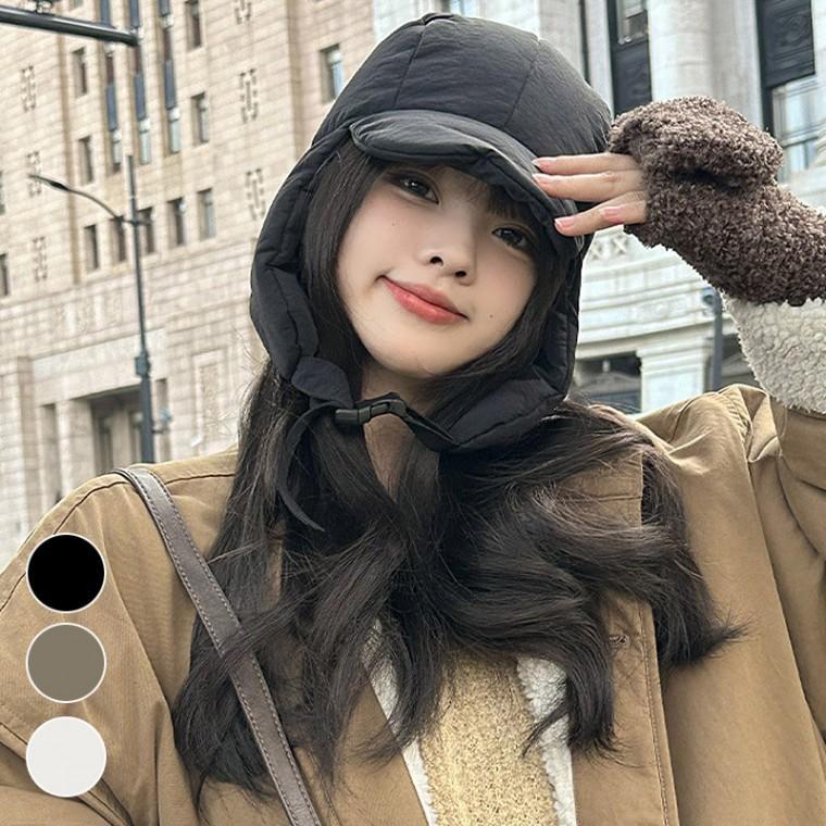 여자모자 여성모자 패딩 캡 귀달이 ELM-173