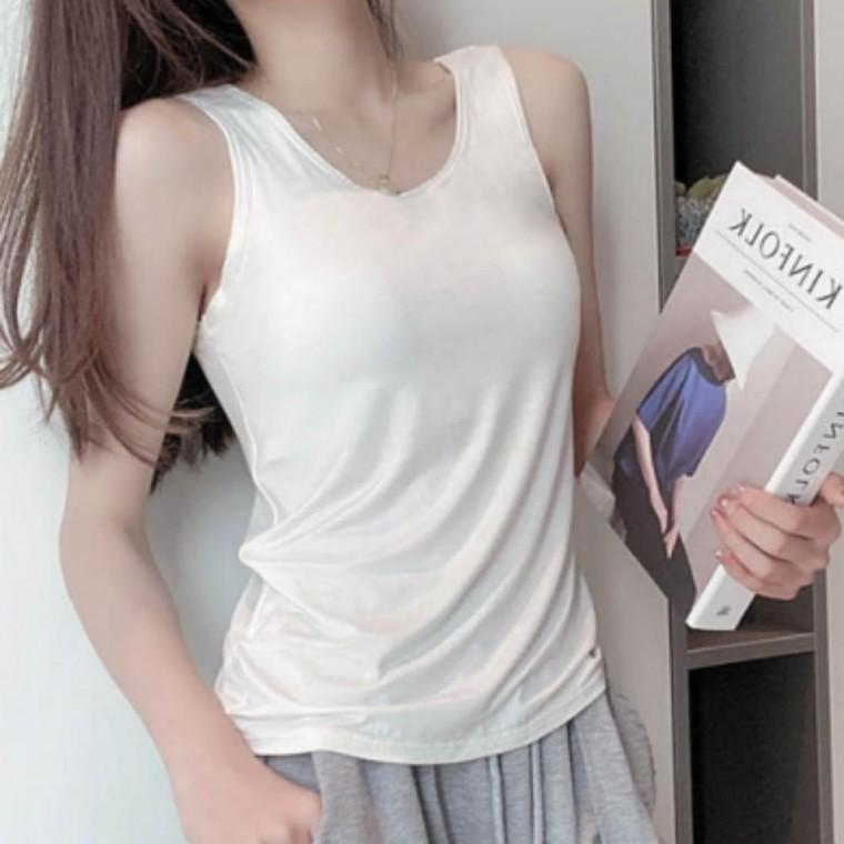 캡나시 여자캡 모달 모달캡 기본 속옷 민소매 민소매캡