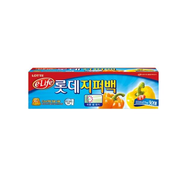 롯데지퍼백22X27X30매