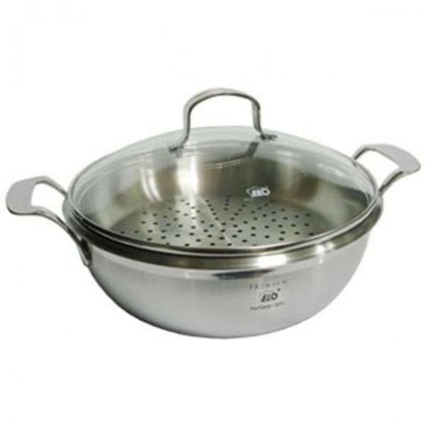 통3중 스텐 찜냄비 28cm 1단 찜솥 찜통 찜기 양수웍 주방용품