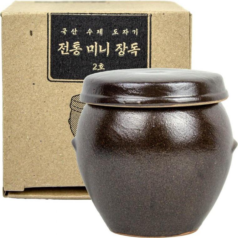 국산 수제도자기 전통 미니장독대 2호