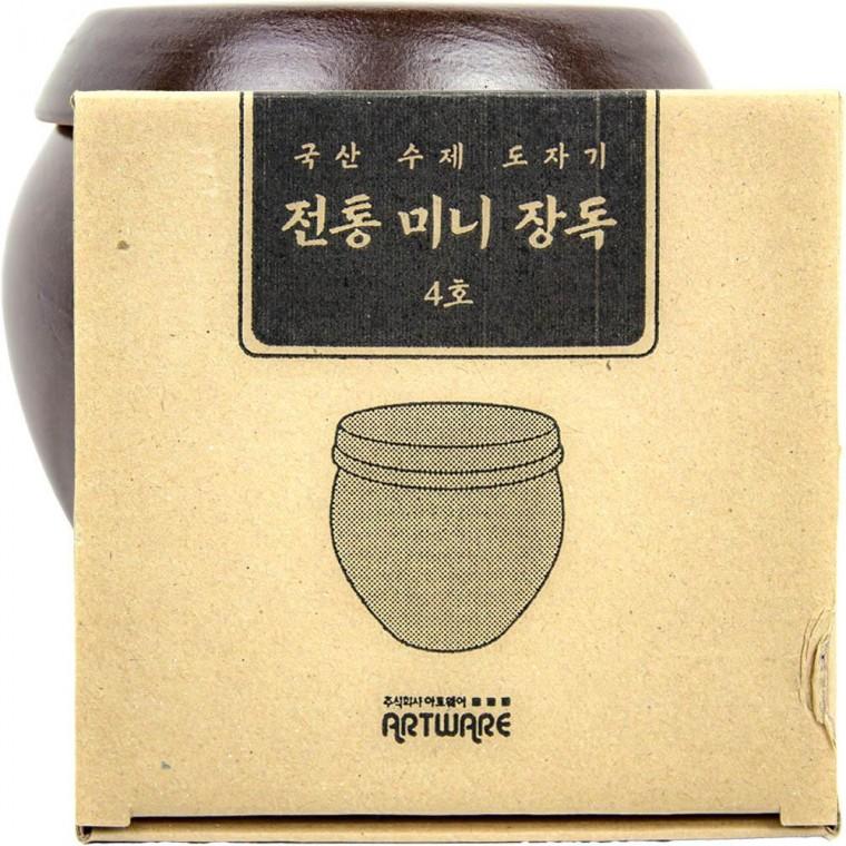국산 수제도자기 전통 미니장독대 4호