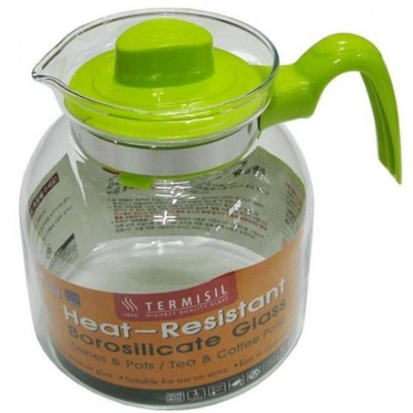 내열 유리 커피포트 1850ml 차포트 주전자 다용도 티포트 물끓이기