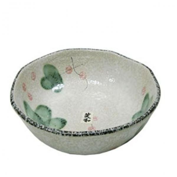 홍매화 핸드페인팅 원형볼 24.5cm 대형 믹싱볼 샐러드볼 그릇