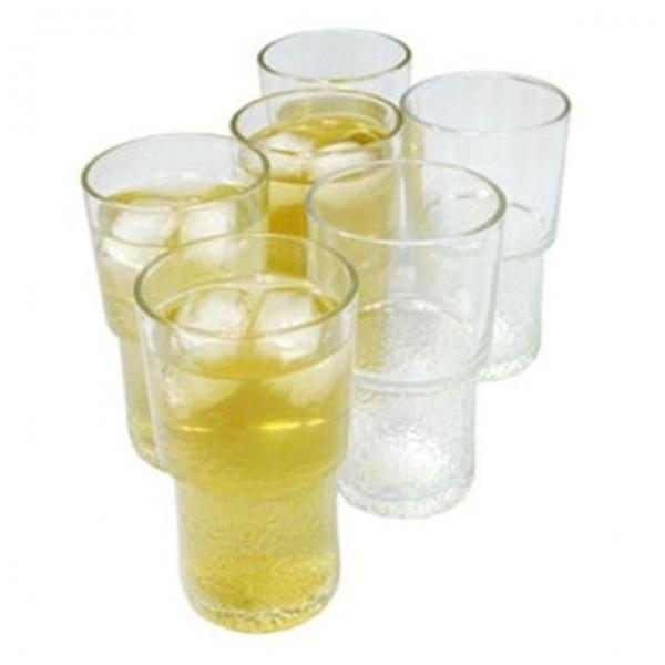 투명 유리 맥주잔 350ml 6P 라운지 물컵 술잔 쥬스컵 텀블러 글라스