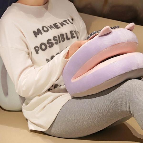 다용도 쿠션 귀여운 낮잠 베개 동물 모양