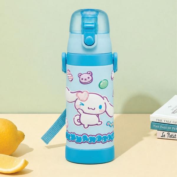 시나모롤 마슈구미 3D 원터치 스테인레스 보틀 480ML