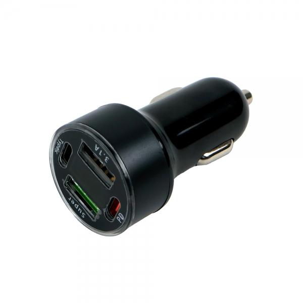 차량용 4포트 USB 고속충전 시거잭