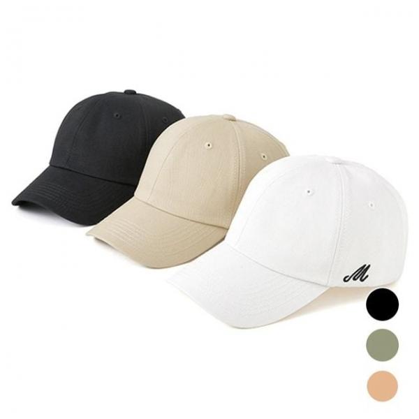 무지 레터링 볼캡 남녀공용 데일리 베이직 캡모자