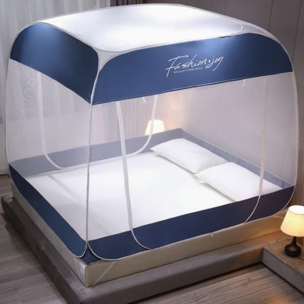 대형 사각 원터치 모기장 실내외 겸용 접이식 방충망 텐트