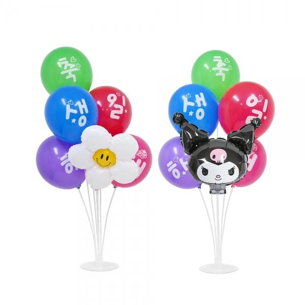 해피파티 생일파티  데이지 생일 풍선 장식세트 이벤트 돌잔치 행사