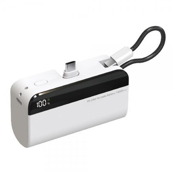 엑티몬 보조배터리 도킹형 고속 10000mAh C핀 (M-LCD20W-MINI10000)
