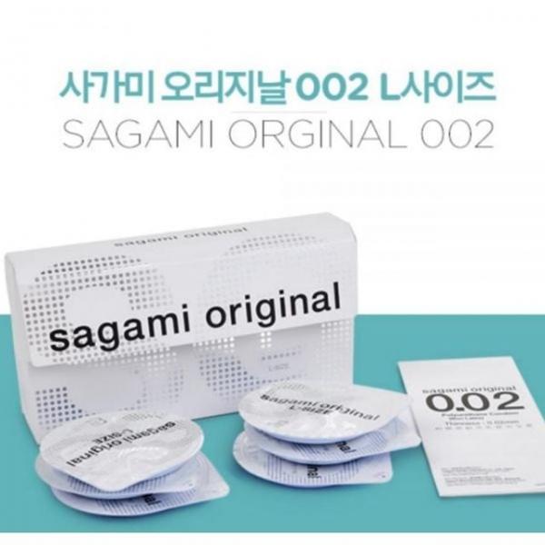 good 사가미 라지 002 오리지널 18p 6개입 3박스 피임 기구 용품