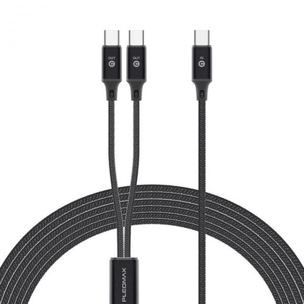 C타입충전케이블 고속 충전 데이터 케이블 30W PM-C TO 2 One CABLE