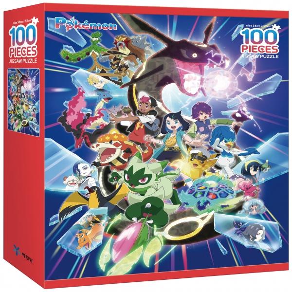 스터 썬앤문 직소퍼즐 100pcs 레쿠쟈 라이징