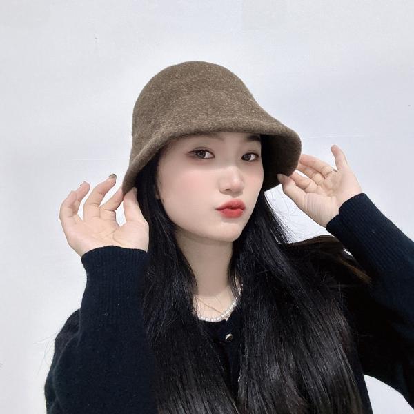 디아나 울 버킷햇(브라운) 벙거지