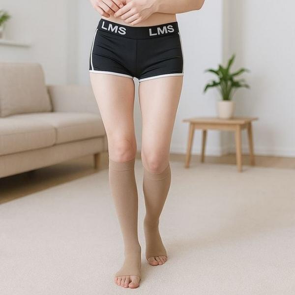 서포팅 오픈토 종아리 압박밴드 붓기 제거 압박스타킹