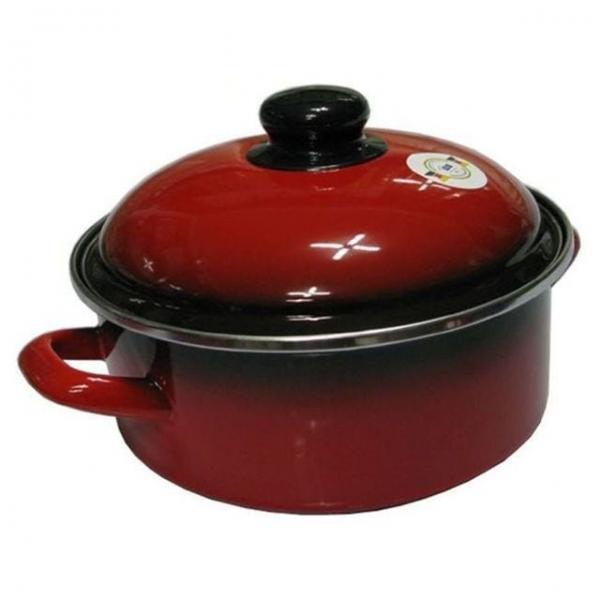 낮은 양수 법랑냄비 20cm 찌개 전골 요리 가정용 주방 조리도구