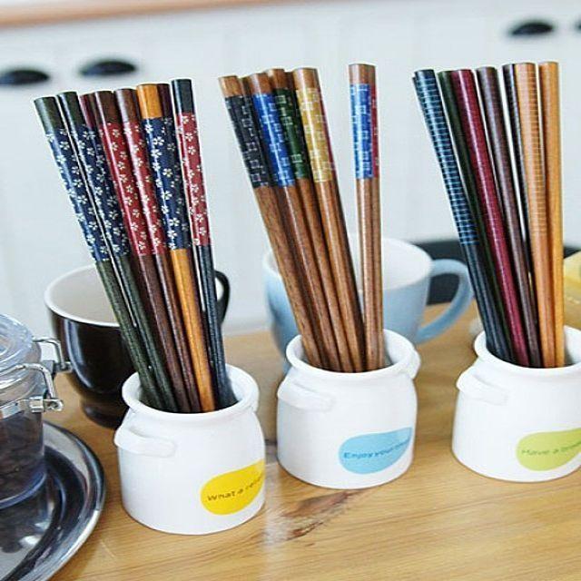 일본 전통디자인 일본산 하나노 젓가락 1P