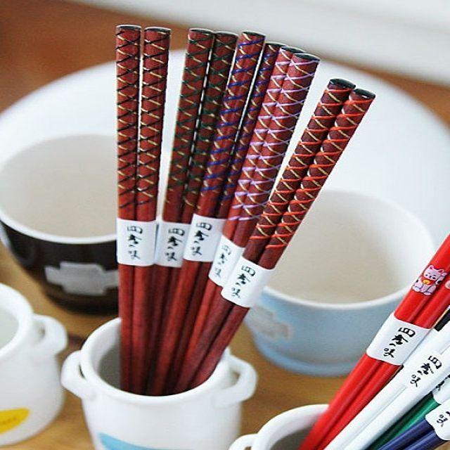 일본 전통디자인 일본산 네코 젓가락 1P