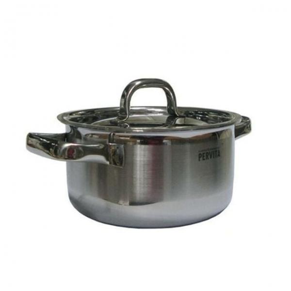 통3중 스텐 양수냄비 16cm 1.5L 인덕션 곰솥 찌개 주방 조리용