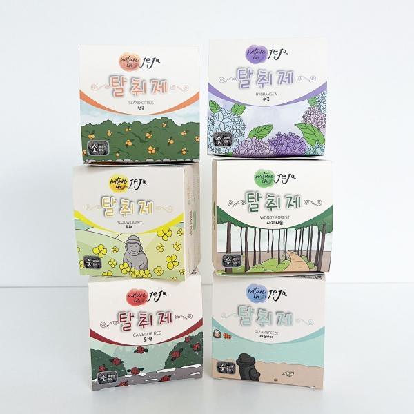 네이처인제주 실내탈취제 6가지향 옷장 화장실 탈취제 집안냄새제거